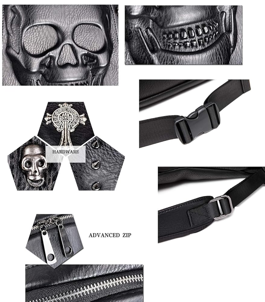 新品■NEWROCK PUNK SKULL shoulder bagニューロック 新品□NEWROCK PUNK SKULL backpackニューロック - メルカリ